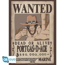 One Piece: Poster 52x38 - Wanted Ace