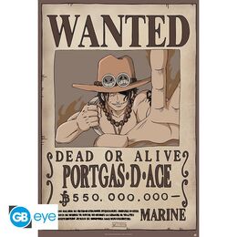 One Piece: Poster 91.5x61 - Wanted Ace