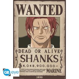 One Piece: Poster 91.5x61 - Wanted Shanks