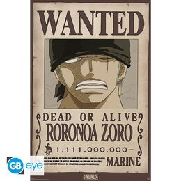 One Piece: Poster 91.5x61 - Wanted Zoro (Wano)
