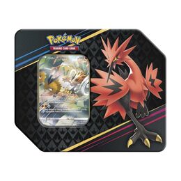 Pokemon TCG - Sword & Shield Crown Zenith: Galarian Zapdos Tin *US Version*