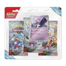 Pokemon TCG - Stellar Crown 3-pack Blister: Tinkaton