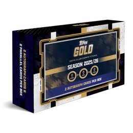 Topps Sports Cards: 2025-26 UEFA Club Competitions Gold - Hobby Box