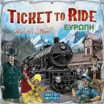 Επιτραπέζιο Ticket to Ride Ευρώπη (Ελληνική Έκδοση)