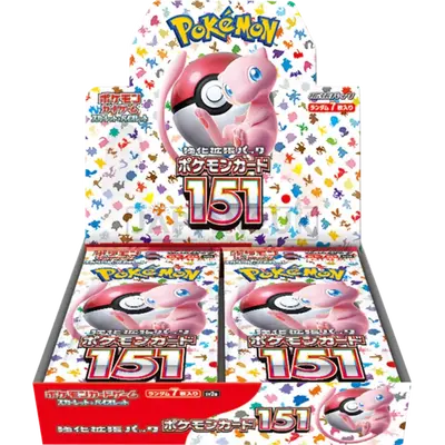 Pokemon Japanese - 151 Booster Box (20 boosters)