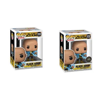 Funko POP! Bundle of 2: Black Adam - Black Adam #1232 & Chase