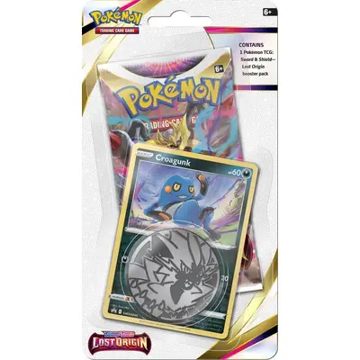 Pokemon TCG - Sword & Shield Lost Origin: Croagunk Booster Blister