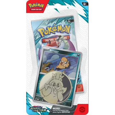 Pokemon TCG - Scarlet & Violet Journey Together: Scraggy Booster Blister