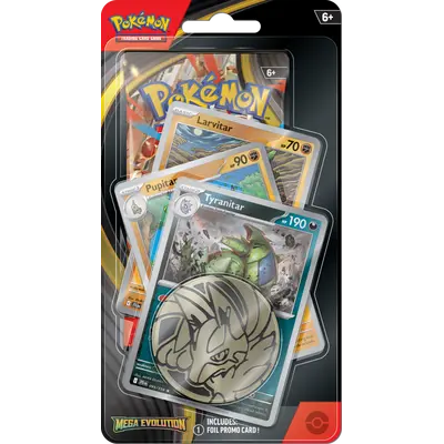 Pokemon TCG - Mega Evolution Premium Checklane Blister: Tyranitar