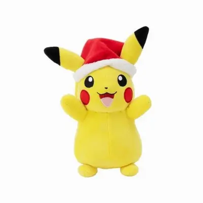 Λούτρινο Pokemon Pikachu with Christmas Hat 20cm