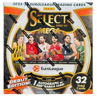 Panini Euroleague: 2025-26 Select Mega Box Debut Edition