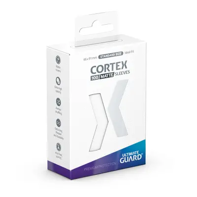 Ultimate Guard Cortex Sleeves - Standard Size: Matte White (100 Sleeves)
