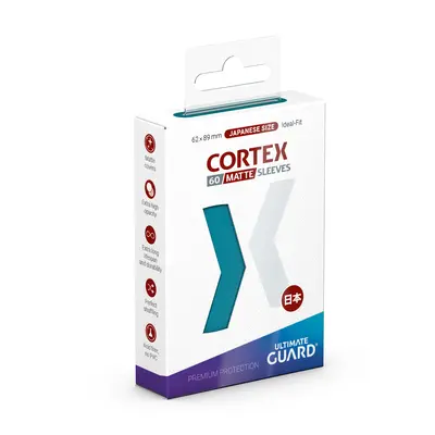 Ultimate Guard Cortex Sleeves - Japanese Size: Matte Petrol (60 Sleeves)