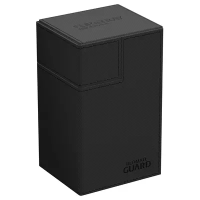 Ultimate Guard Deck Box - Flip 'n' Tray: Xenoskin Black (80+)
