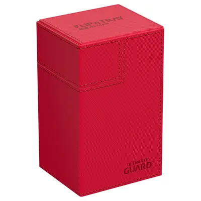 Ultimate Guard Deck Box - Flip 'n' Tray: Xenoskin Red (80+)