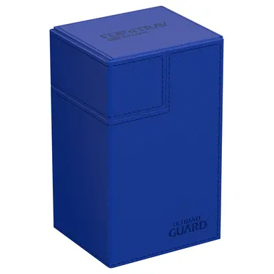 Ultimate Guard Deck Box - Flip 'n' Tray: Xenoskin Blue (80+)