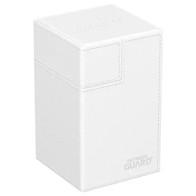 Ultimate Guard Deck Box - Flip 'n' Tray: Xenoskin White (80+)