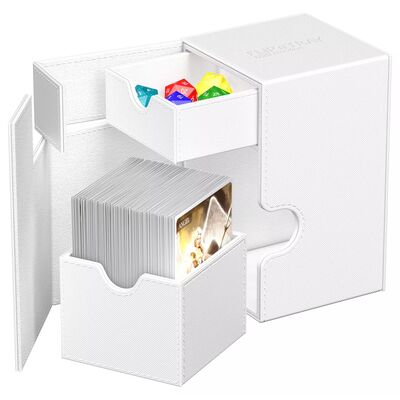 Ultimate Guard Deck Box - Flip 'n' Tray: Xenoskin White (80+)