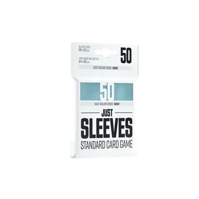 Just Sleeves - Standard Size: Clear (60 Sleeves)