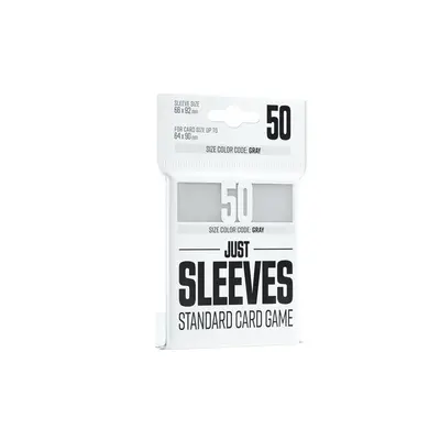 Just Sleeves - Standard Size: White (50 Sleeves)