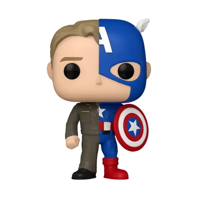 Funko Pop! Marvel: Split - Steve Rogers/Captain America #1431