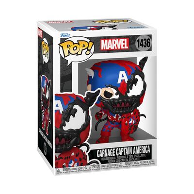 Funko Pop! Marvel: Carnageized - Carnage Captain America #1436