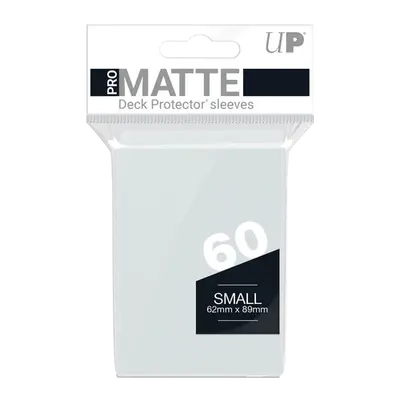 Ultra-Pro Sleeves - Japanese Size: Matte Clear (60 Sleeves)