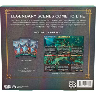 Magic the Gathering TCG - The Lord of the Rings: Tales of Middle-Earth Holiday Scene Box - Aragorn at Helm's Deep