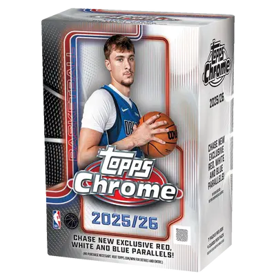 Topps Sports Cards: NBA 2025-26 Chrome Basketball Value Box