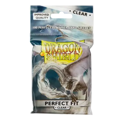 Dragon Shield Sleeves - Standard Size: Perfect Fit Clear (100 Sleeves)