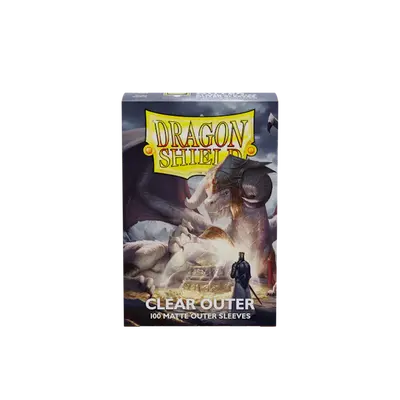 Dragon Shield Sleeves - Standard size:  Outer Matte Clear (100 Sleeves)