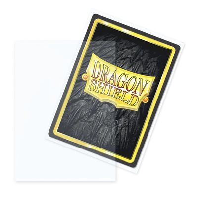 Dragon Shield Sleeves - Standard size:  Outer Matte Clear (100 Sleeves)