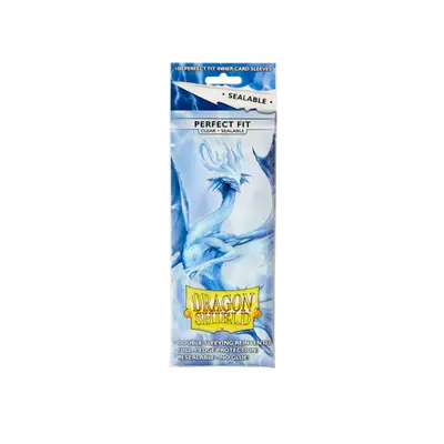 Dragon Shield Sleeves - Standard Size: Perfect Fit Sealable Clear (100 Sleeves)