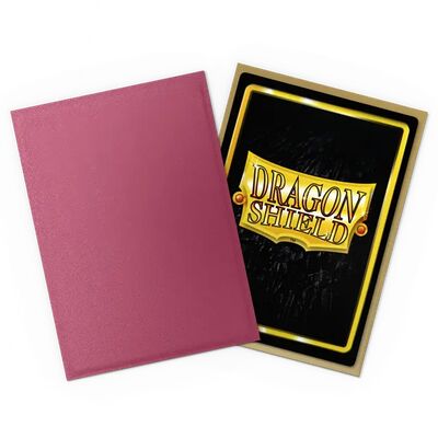 Dragon Shield Dual Sleeves - Standard Size: Matte Red Gold Anniversary Edition (100 sleeves)