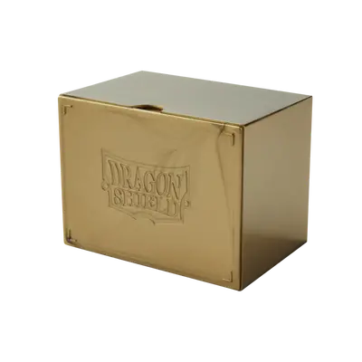 Dragon Shield Deck Box - Strongbox Gold (100+)