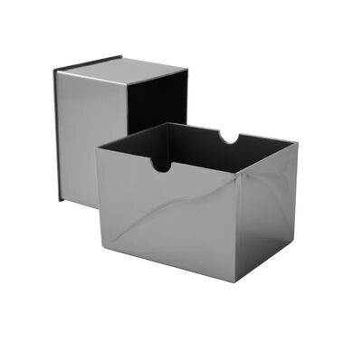 Dragon Shield Deck Box - Strongbox Silver (100+)