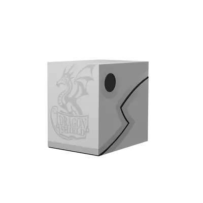 Dragon Shield Deck Box - Double Shell White (80+)