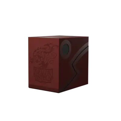 Dragon Shield Deck Box - Double Shell Blood Red (80+)