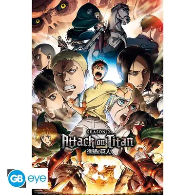 Attack on Titan: Poster 91.5x61 - Season 2 Key Art