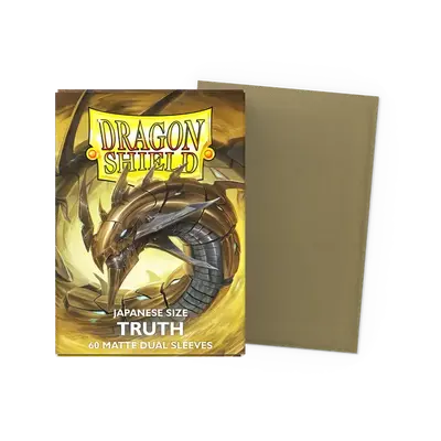 Dragon Shield Dual Sleeves - Japanese Size: Matte Truth (60 sleeves)