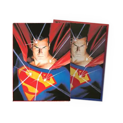 Dragon Shield Art Sleeves - Standard Size: Brushed Superman (100 Sleeves)