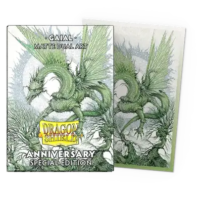 Dragon Shield Dual Art Sleeves - Standard Size: Matte Gaial (100 Sleeves)