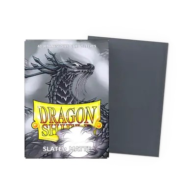 Dragon Shield Sleeves - Japanese size: Matte Slate (60 Sleeves)