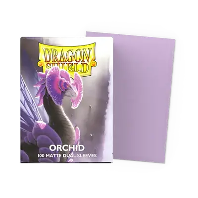 Dragon Shield Dual Sleeves - Standard Size: Matte Orchid (100 sleeves)
