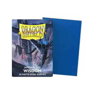 Dragon Shield Dual Sleeves - Japanese Size: Matte Wisdom (60 sleeves)