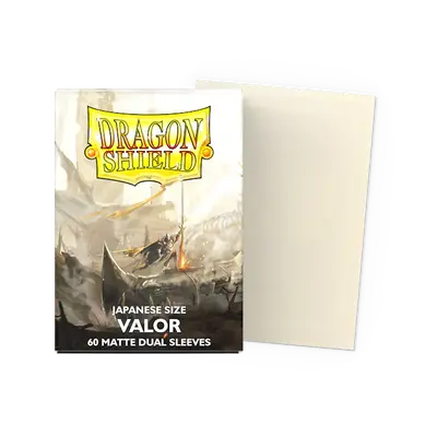 Dragon Shield Dual Sleeves - Japanese Size: Matte Valor (60 sleeves)