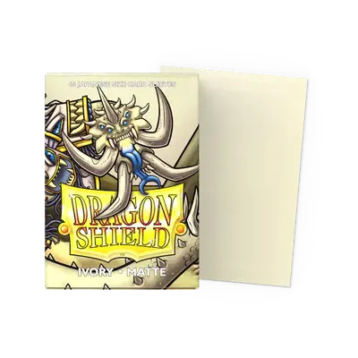 Dragon Shield Sleeves - Japanese size: Matte Ivory (60 Sleeves)