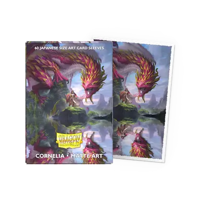 Dragon Shield Art Sleeves - Japanese size:  Matte Cornelia (60 Sleeves)