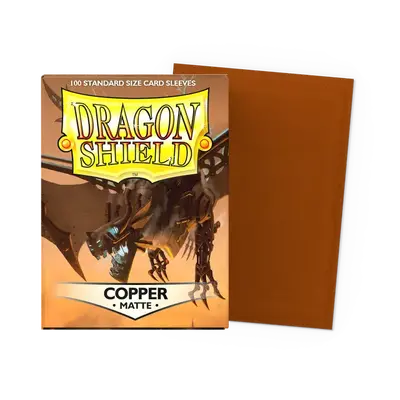 Dragon Shield Sleeves - Standard size: Matte Copper (100 Sleeves)