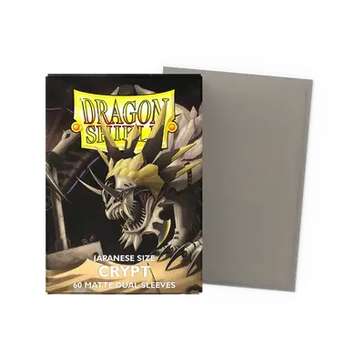 Dragon Shield Dual Sleeves - Japanese Size: Matte Crypt (60 sleeves)